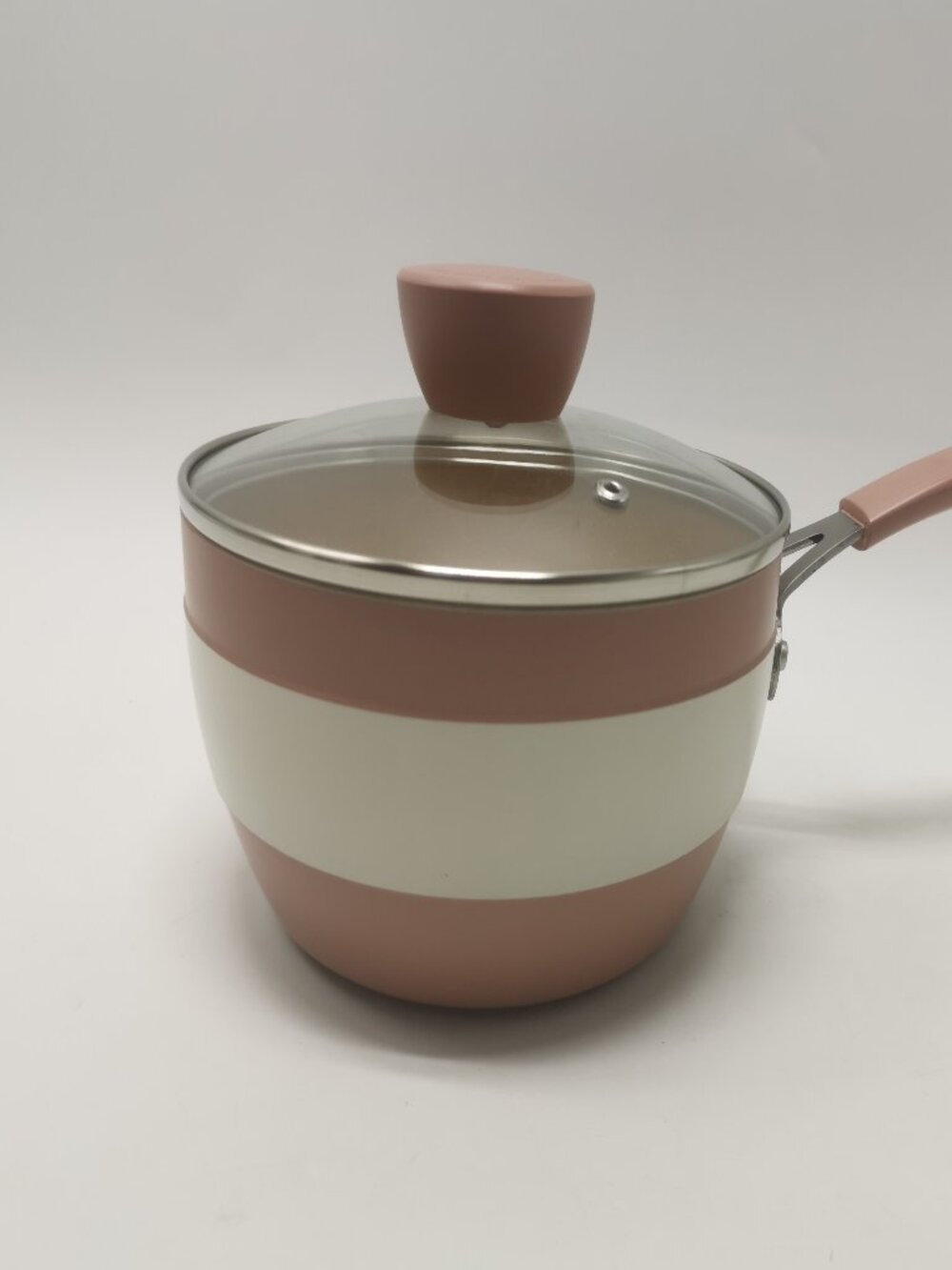LocknLock Pink Saucepan Milk Pan Flat Bottom Hot Pot